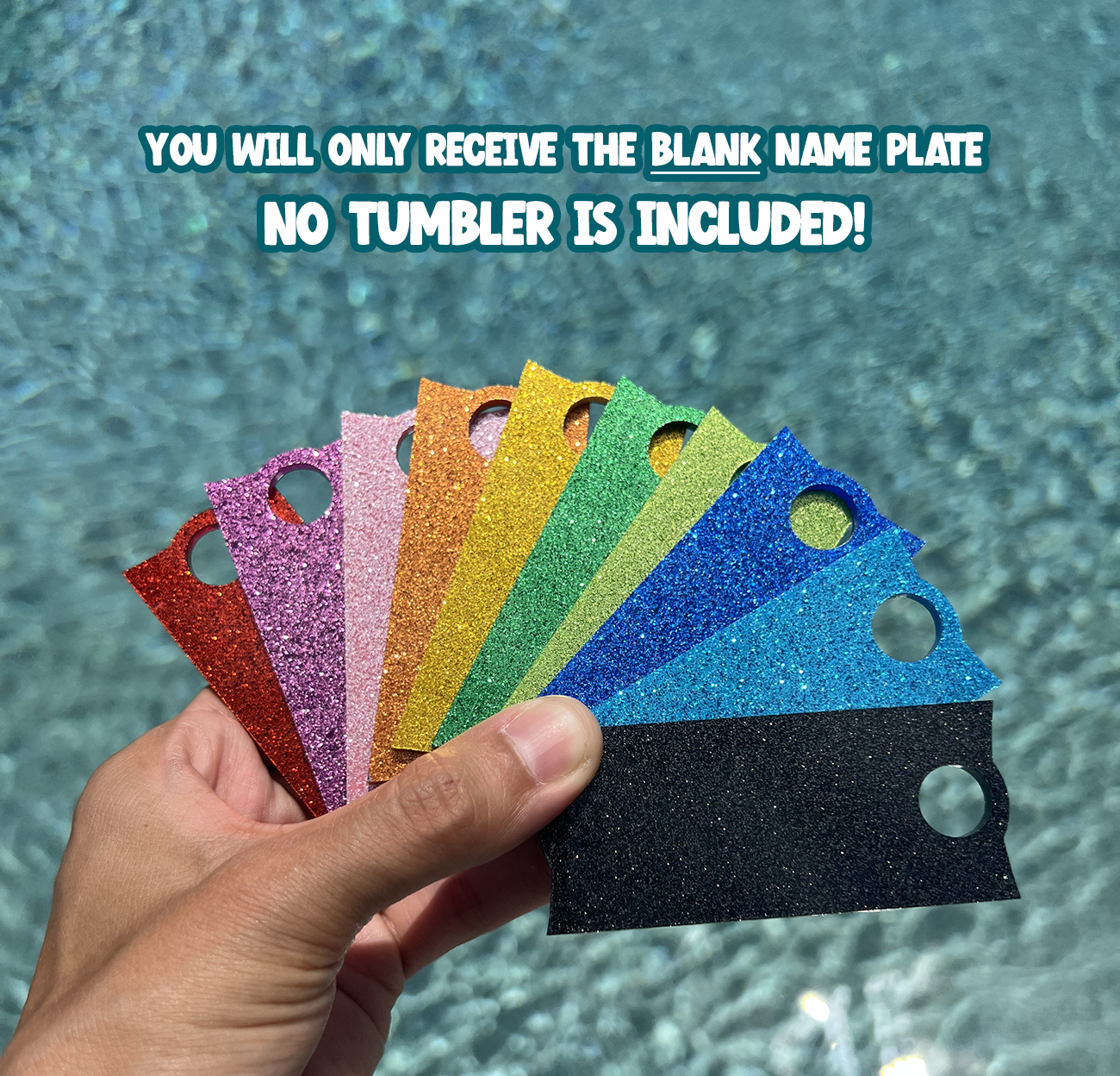 Name Card Diy Kit For Stanley Tumbler H2.0 16 Acrylic Name - Temu